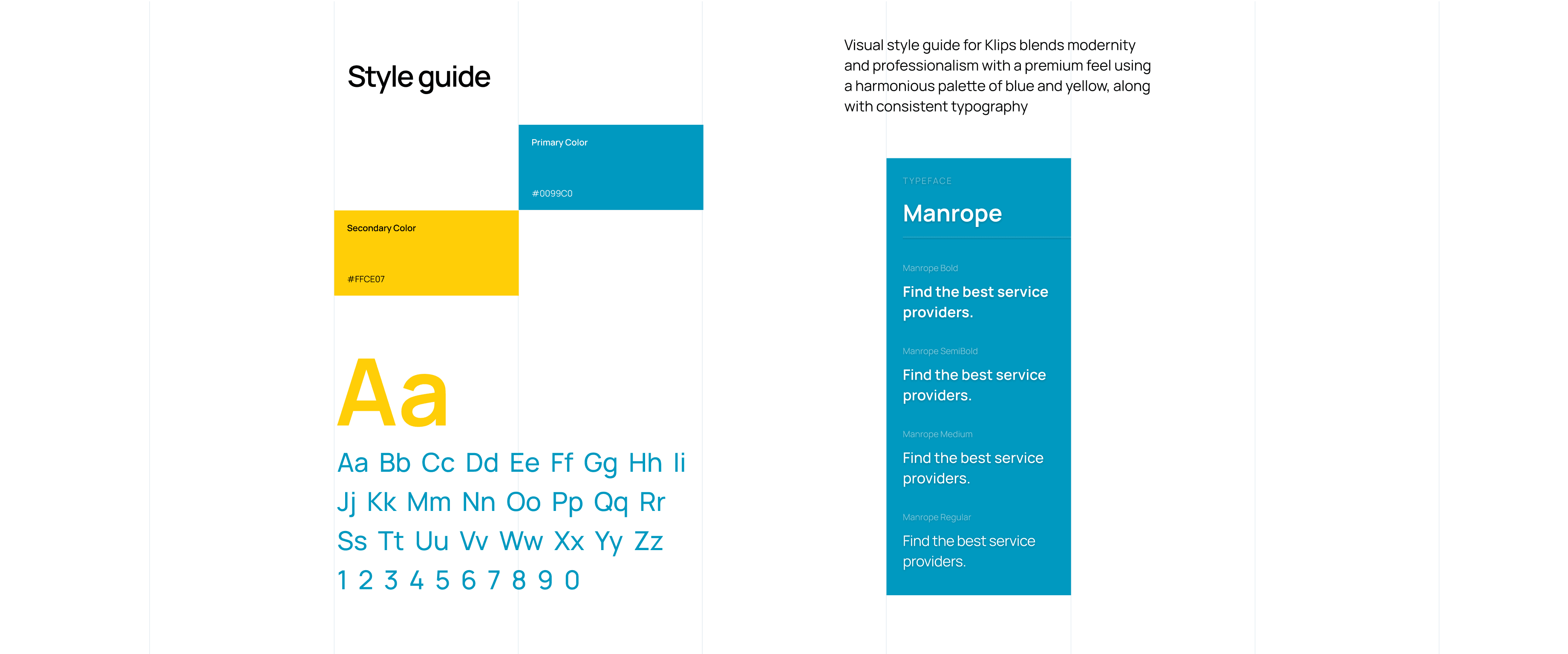 image of typography and colors